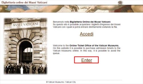 ヴァチカン美術館　公式サイト　チケット予約方法