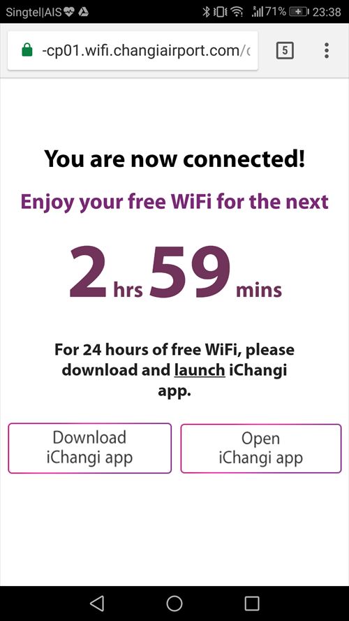 Wi-Fi接続完了