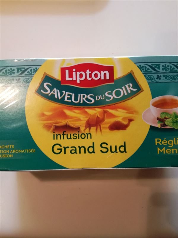 リプトンのフランス限定ミントティー　Lipton Infusion Grand Sudが美味い