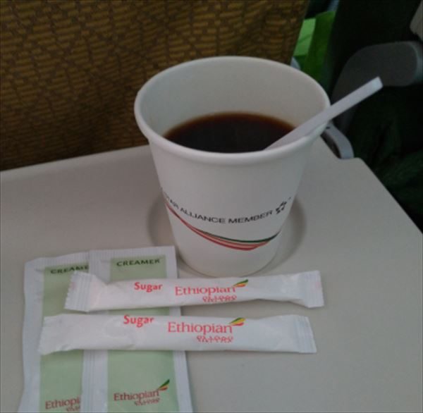 エチオピア航空　コーヒー